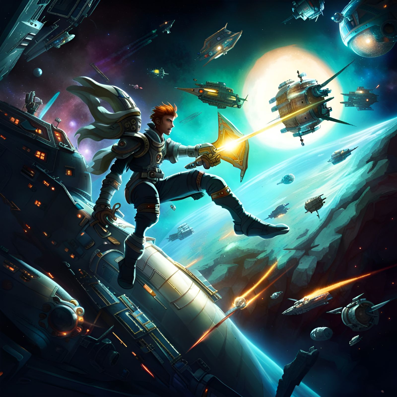 Go for the oxygen tank!