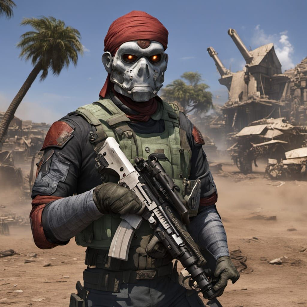 Cyberpunk Soldiers March in Unison