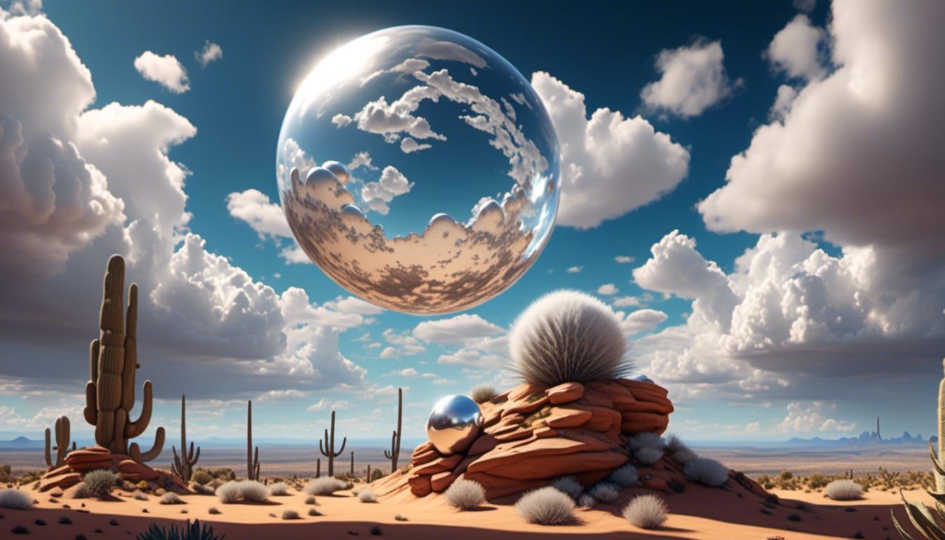 clouds over Arizona desert