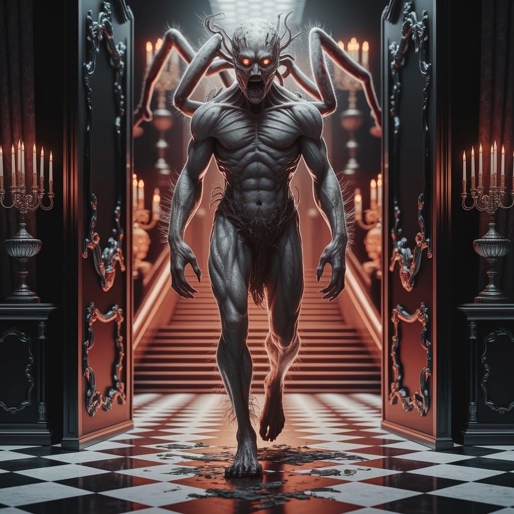 Hauntingly Realistic Portrait of a Cordyceps-Infected Monste...