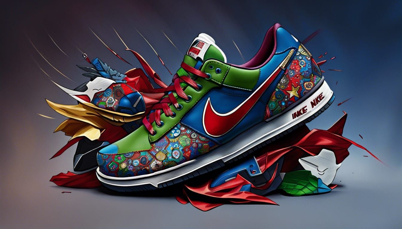 Avengers-Themed Nike Sneakers: A Dynamic Superhero Fusion
