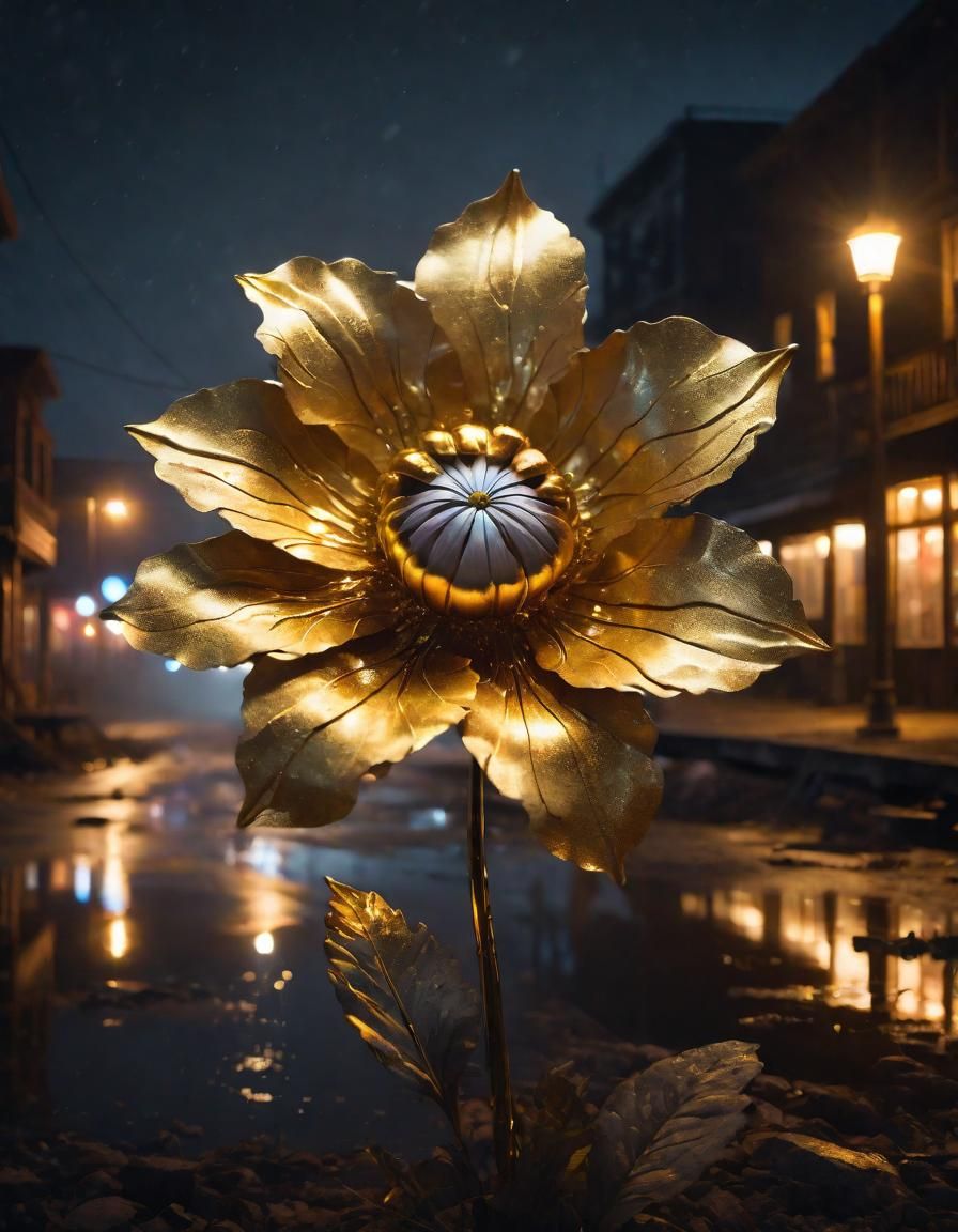 Gold flower