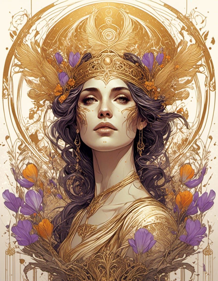 Persephone, Goddess of Spring and Underworld