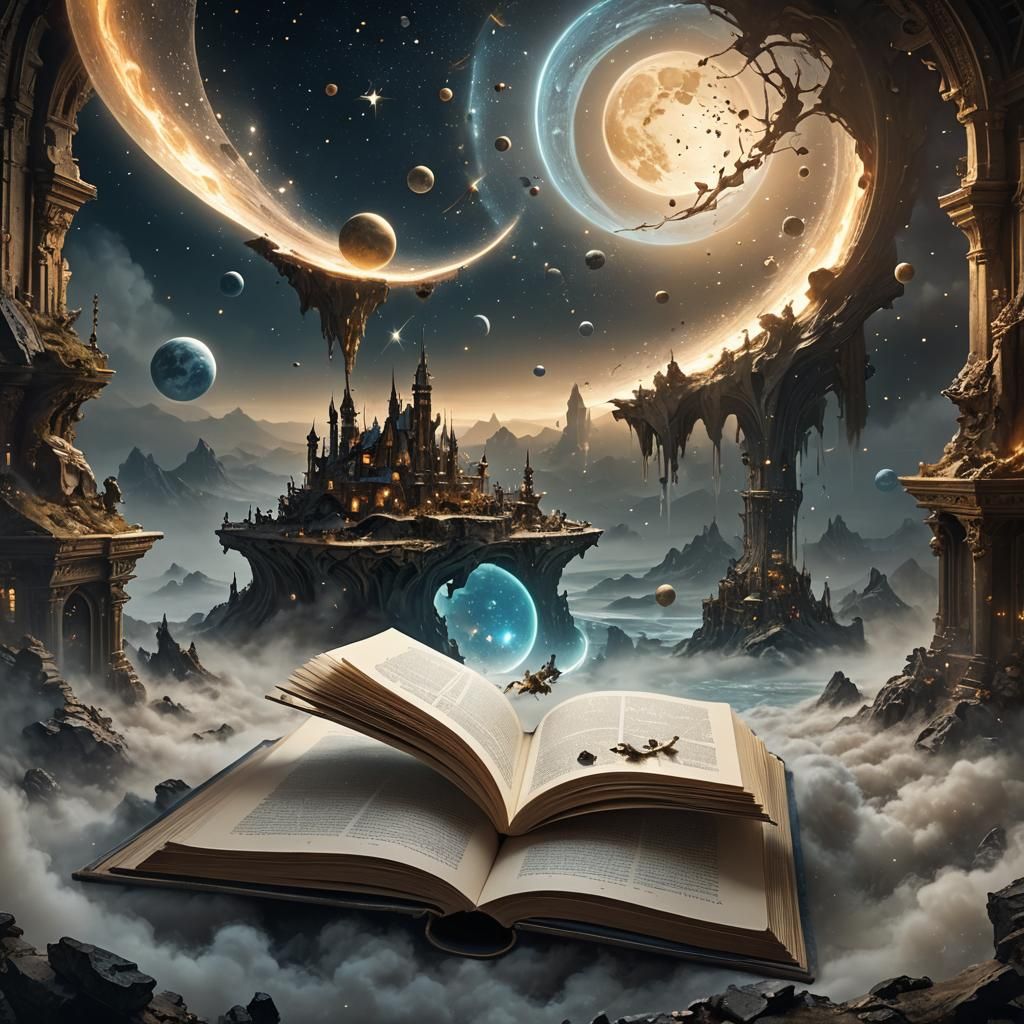 Miniature Sci-Fi World Emerges from Book