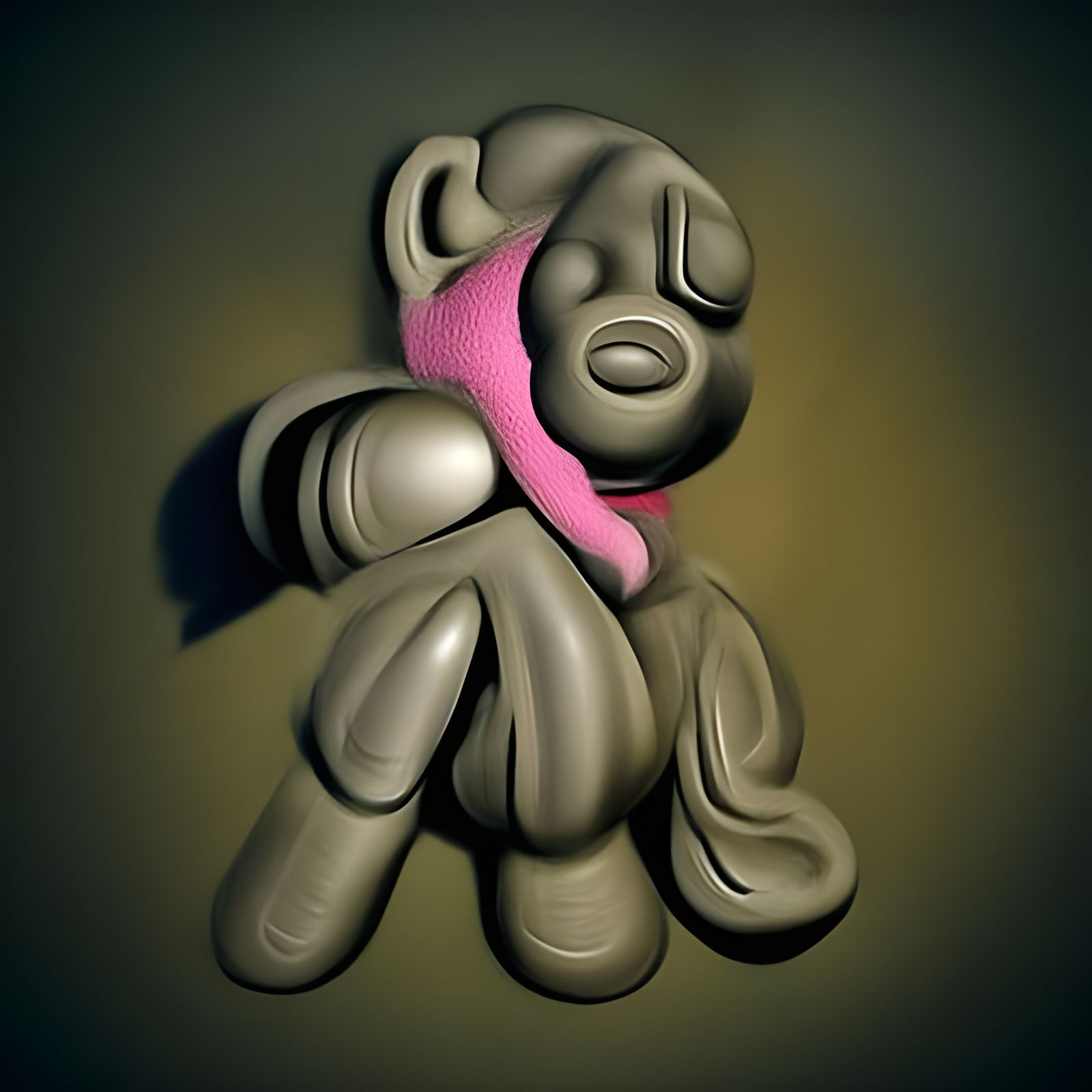 Kaws Doll in Pixar Claymation Style