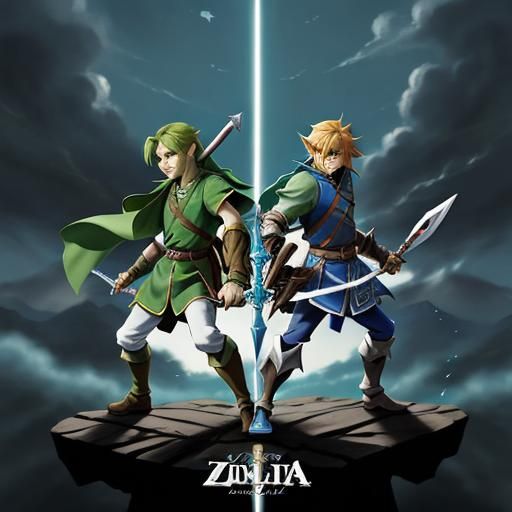Epic Anime Battle: Link vs Dark Doppelganger