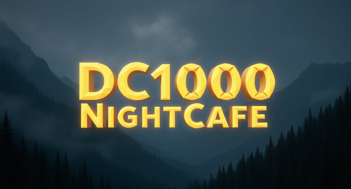 Cubist Appalachia: DC1000 and NightCafe in Mountains
