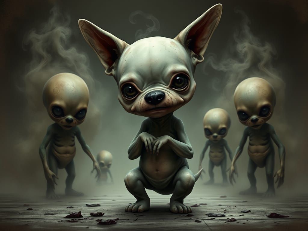 Chibi Abomination in a Haunting, Lovecraftian Nightmare