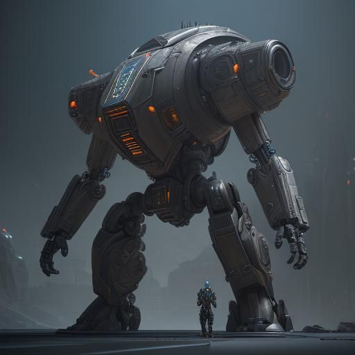 Futuristic Sci-Fi Robot Controller in 8K Resolution