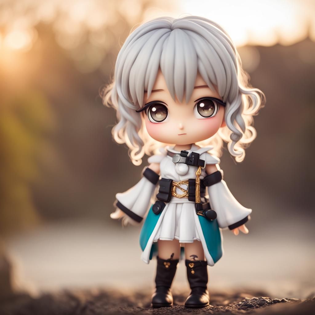 Chibi Seraphim in Professional Photography Style