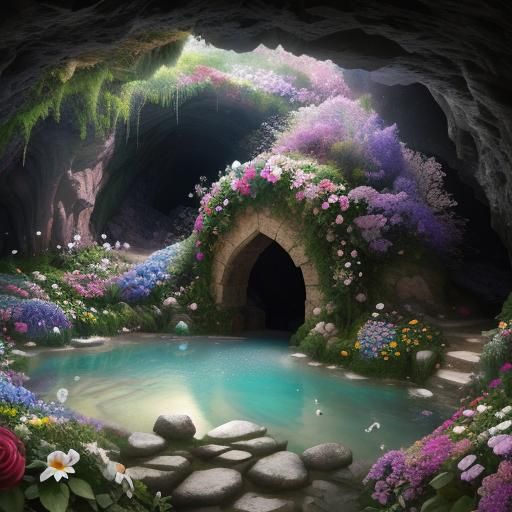 Magical Surrealism: Emotional Garden in Grotto