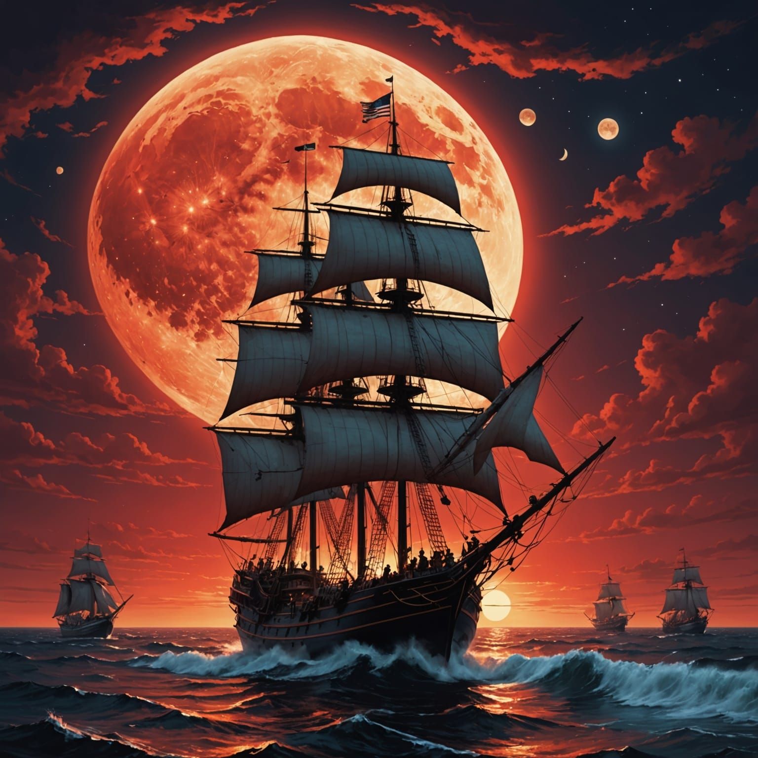 Crimson Moon Seafaring