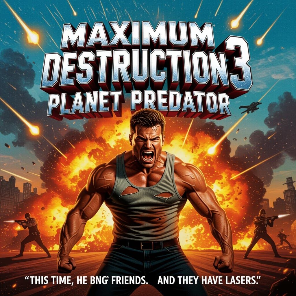 Maximum Destruction 3: Planet Predator Action Poster