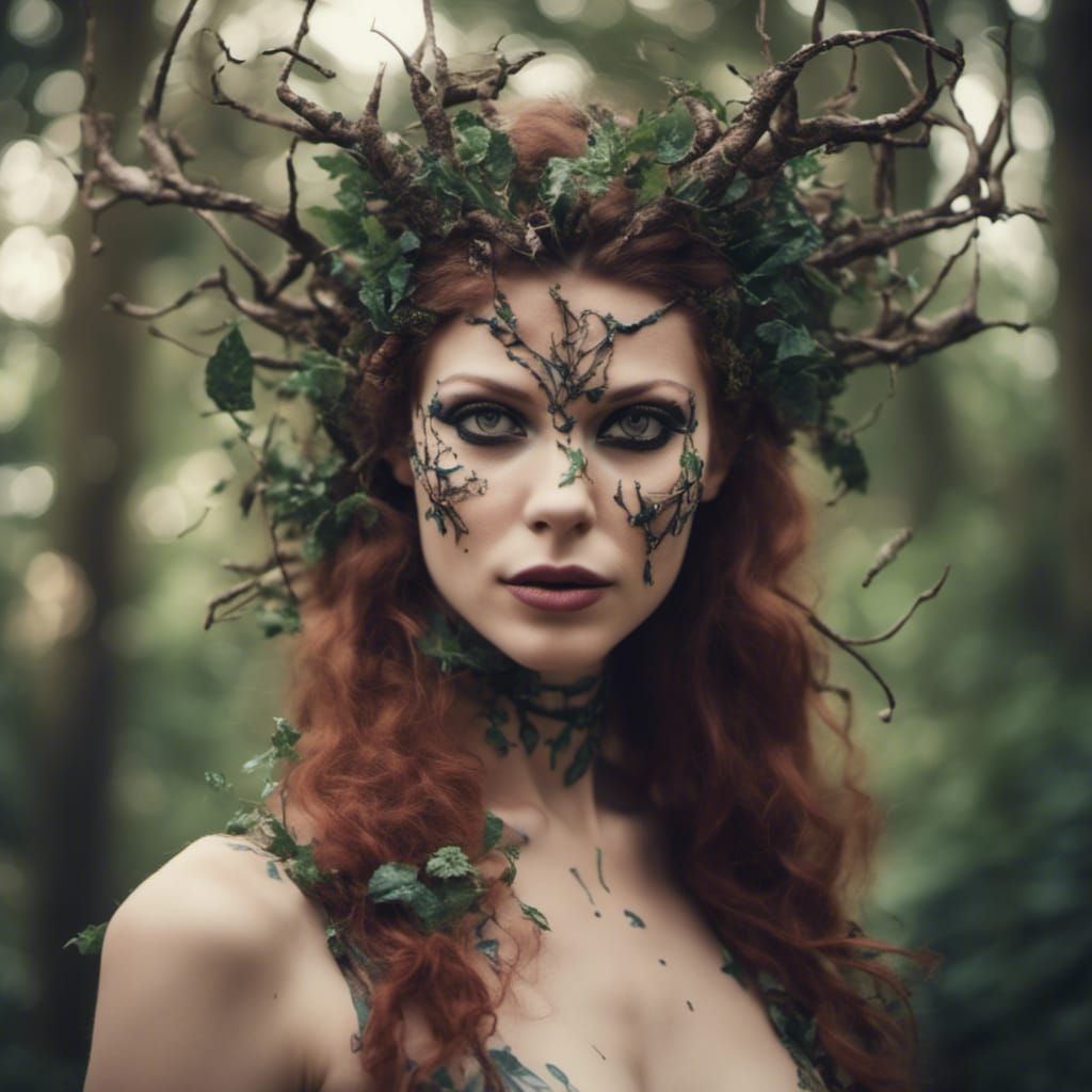 Striking Guardian of Nature Portrait