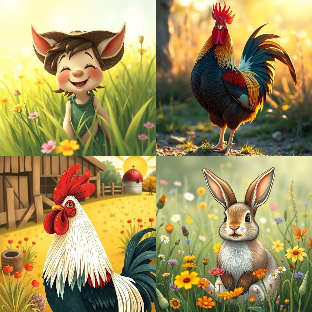 Smiling Rabbit Illustration