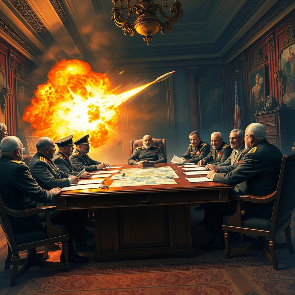 Explosion Interrupts Iranian Generals Meeting