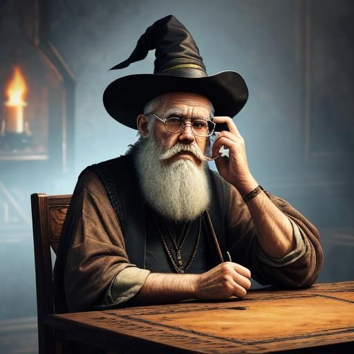 Hyperrealistic Image of an Old Man Asleep