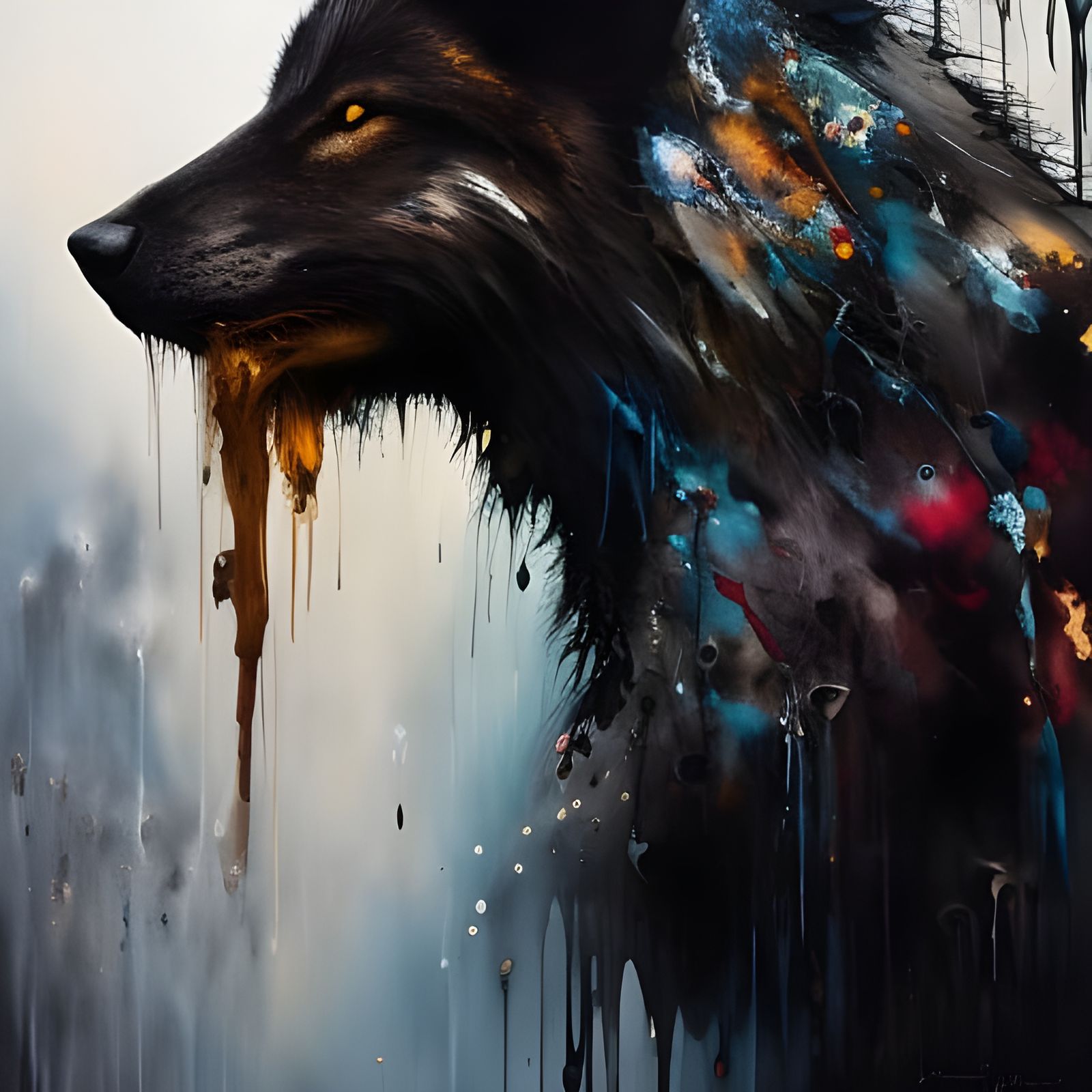 Fenrir bites off Tyr’s hand..