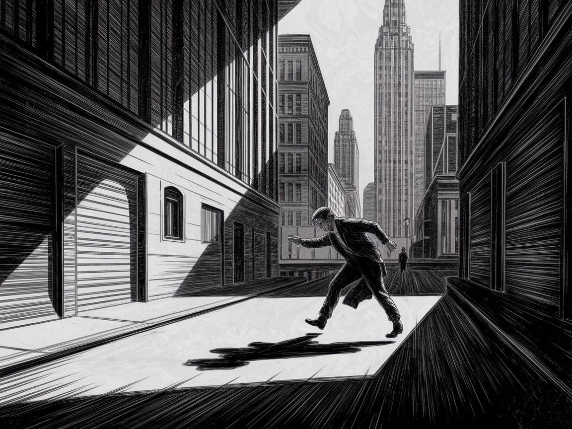 Hero image for my challenge "The Drawing Club #13: Night Sha...