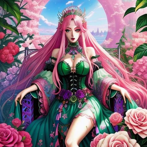 Manhwa Camellia Star Princess in Surreal Style