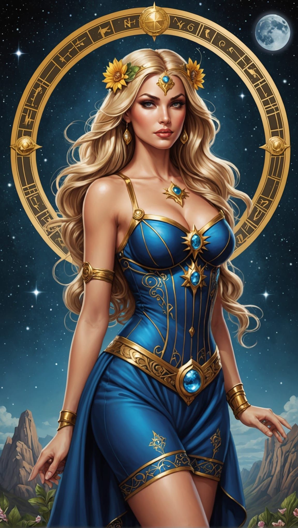 Virgo: Fantastical Goddess in Fairy Tale Style