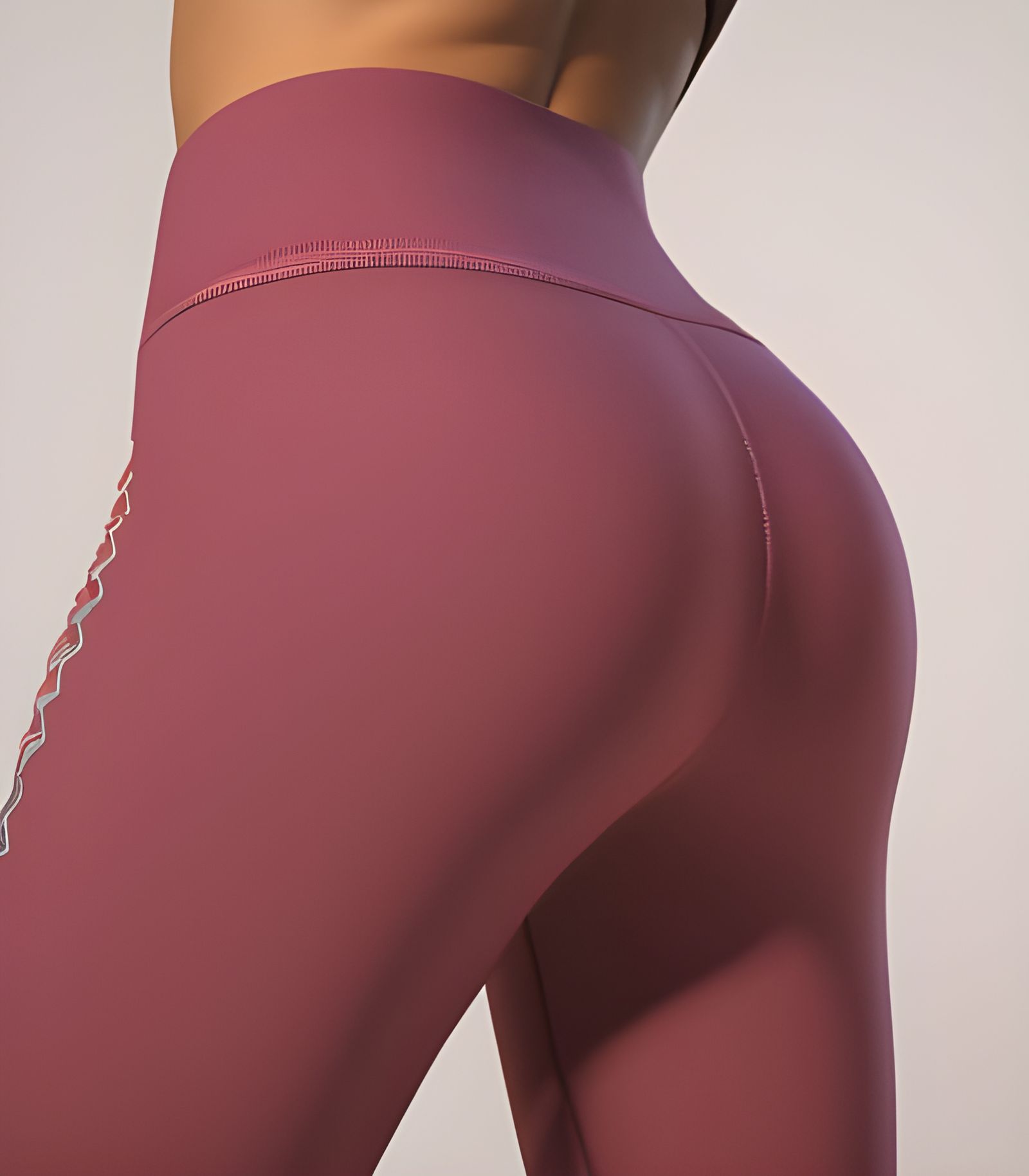 Female Figure in Pink Leggings: Fantasy Concept Art