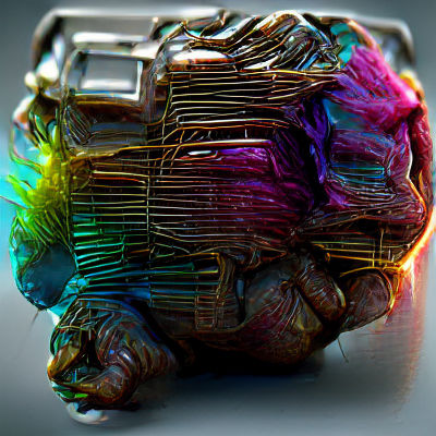 Bismuth Baby: 8K Vray Rendered Newborn