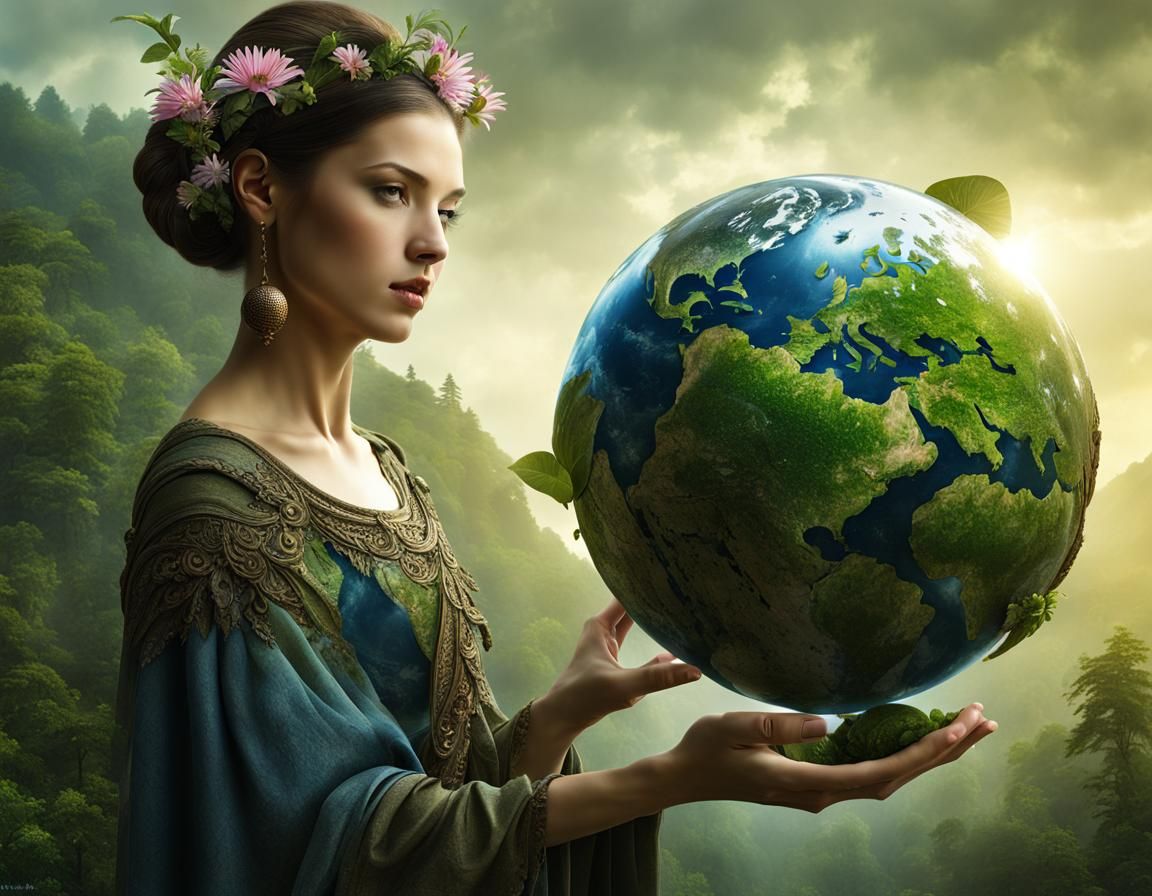 Mother Nature's Embrace: A Unified World