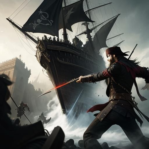Epic Battle of a Pirate King