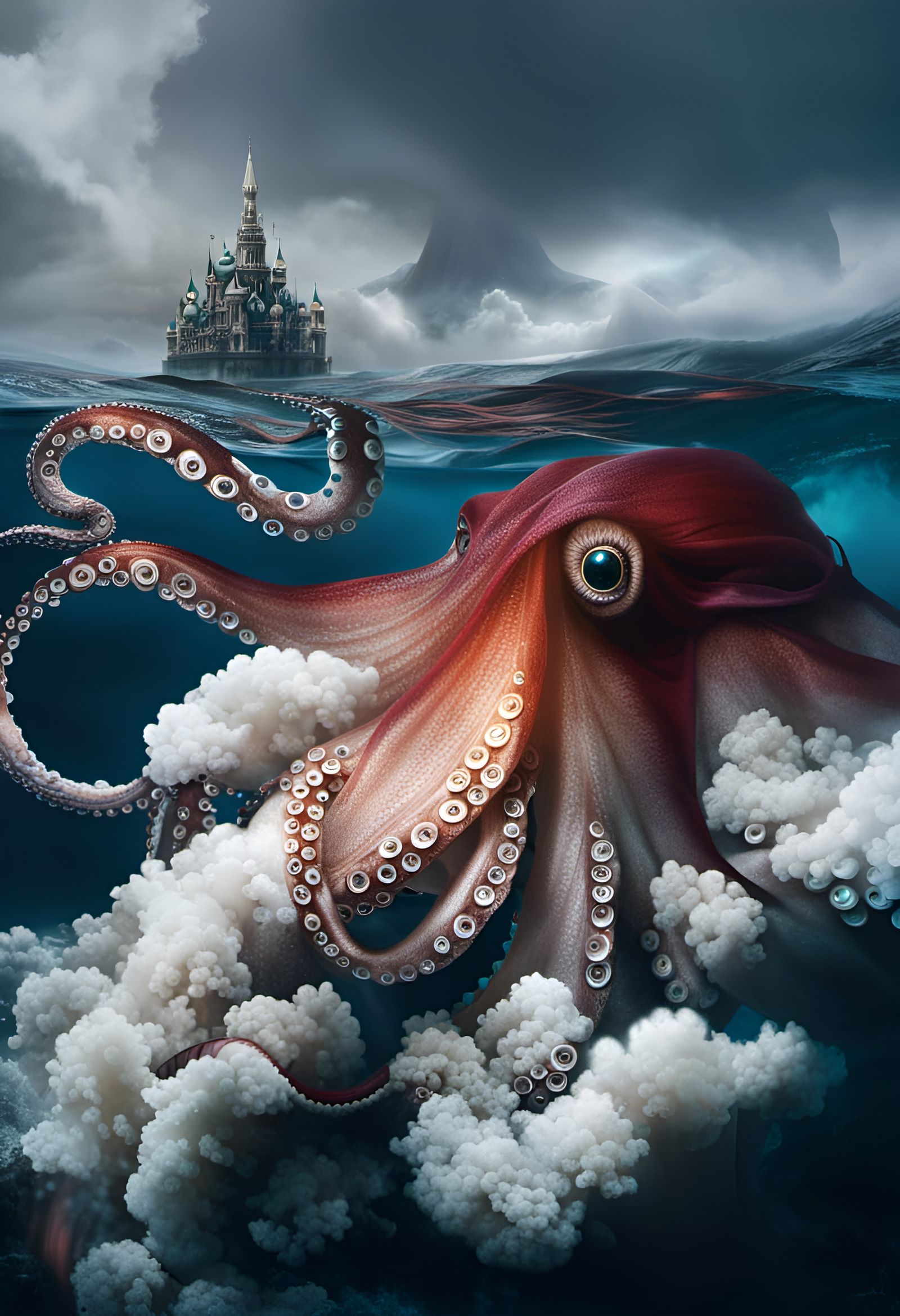 🐙 🦑 Pink Fancy Octopus🐙 🦑