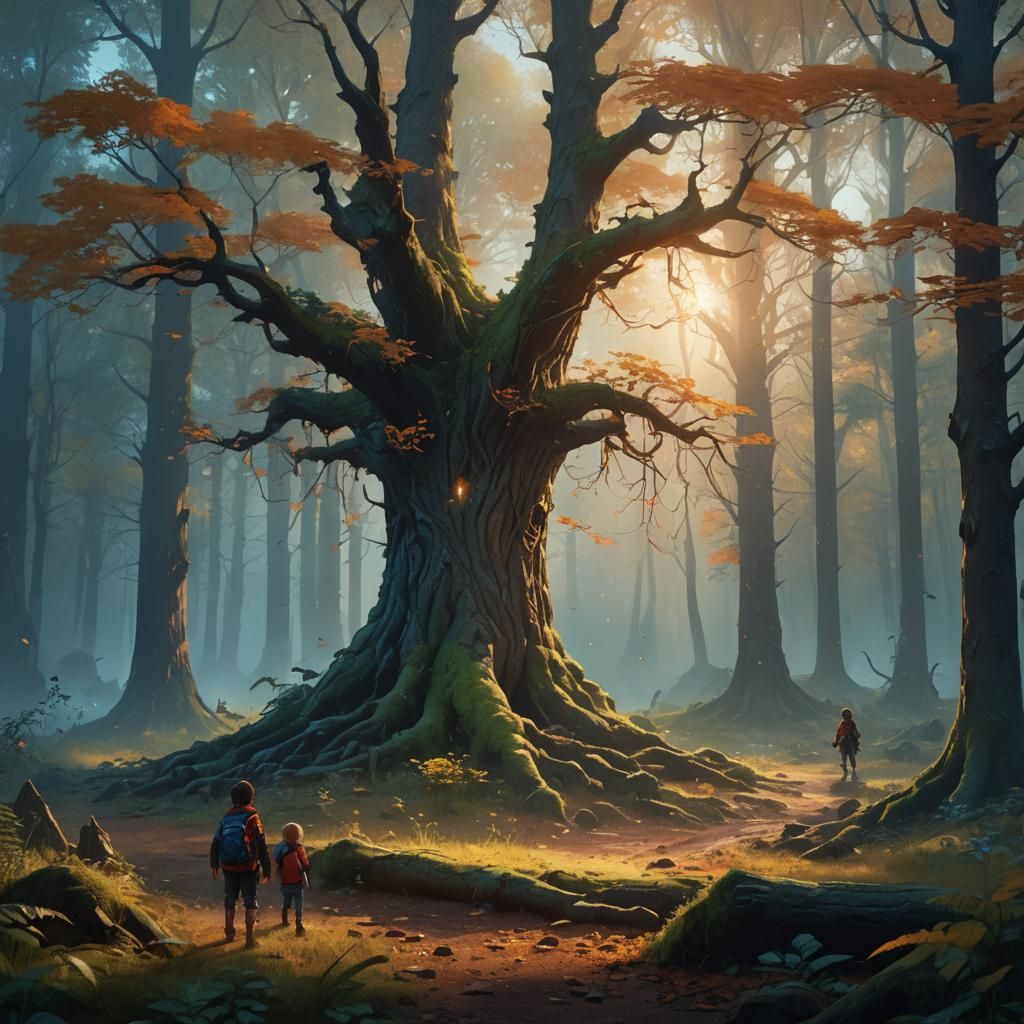 Fantasy Forest Concept Art in Unreal Engine 5