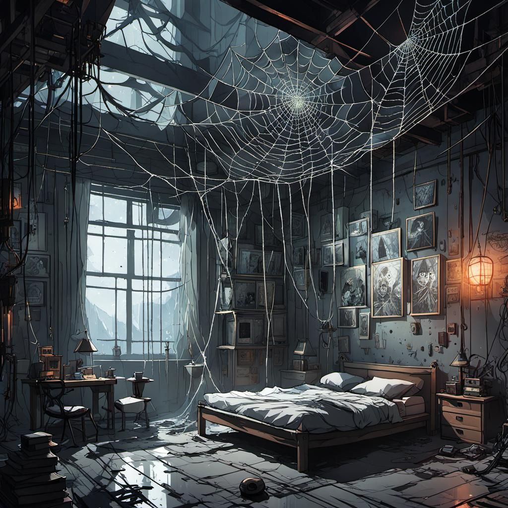 Post-Apocalyptic Manga Room in Krenz Cushart Style