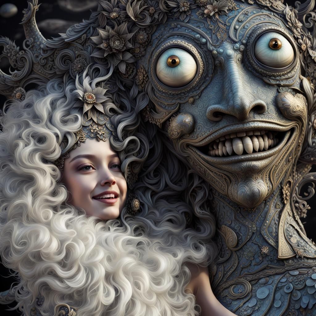 Photorealistic Aliens in Exotic Fashion: Masterpiece Photogr...