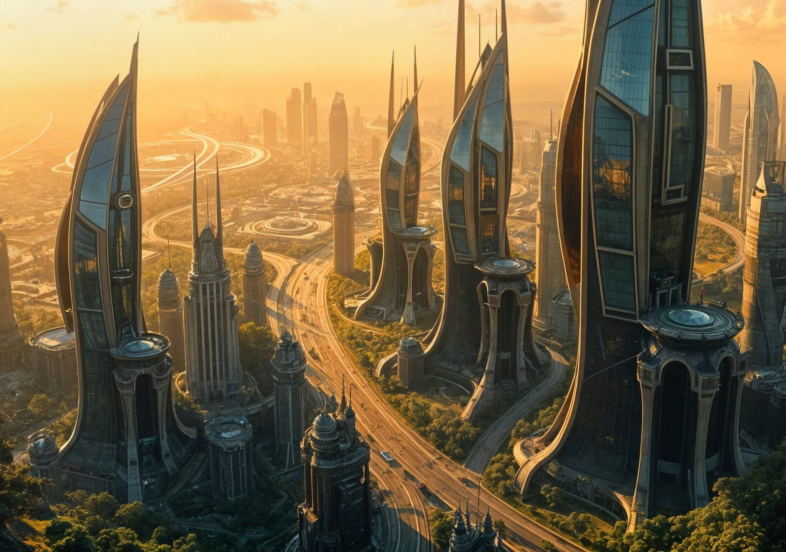 AI Interpretation of a Utopian Concept