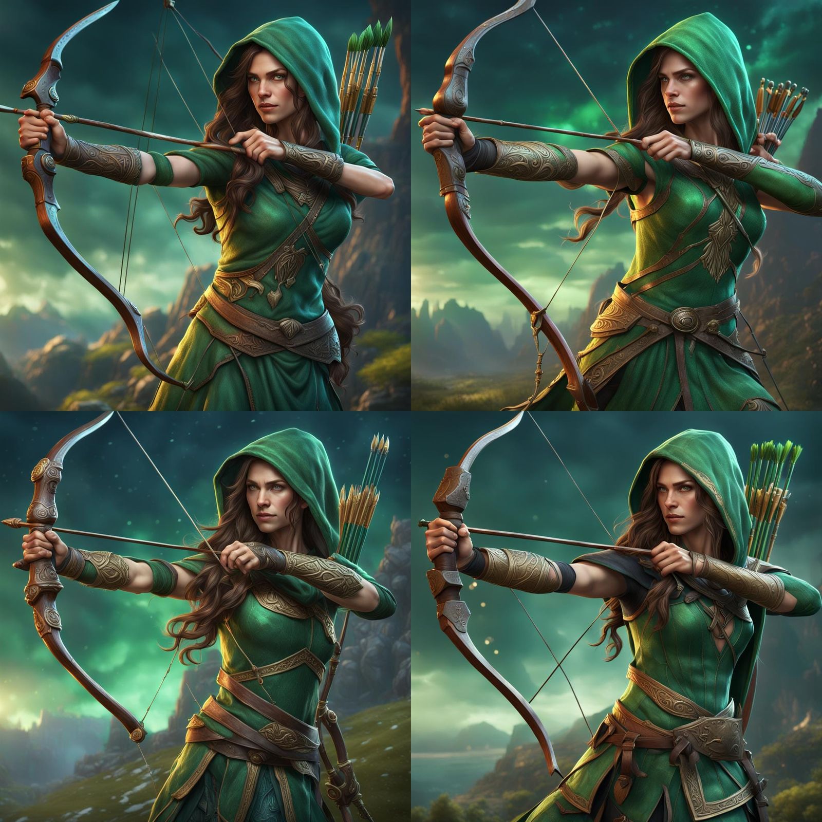 Mythological Archer: Thief and Trickster in Green