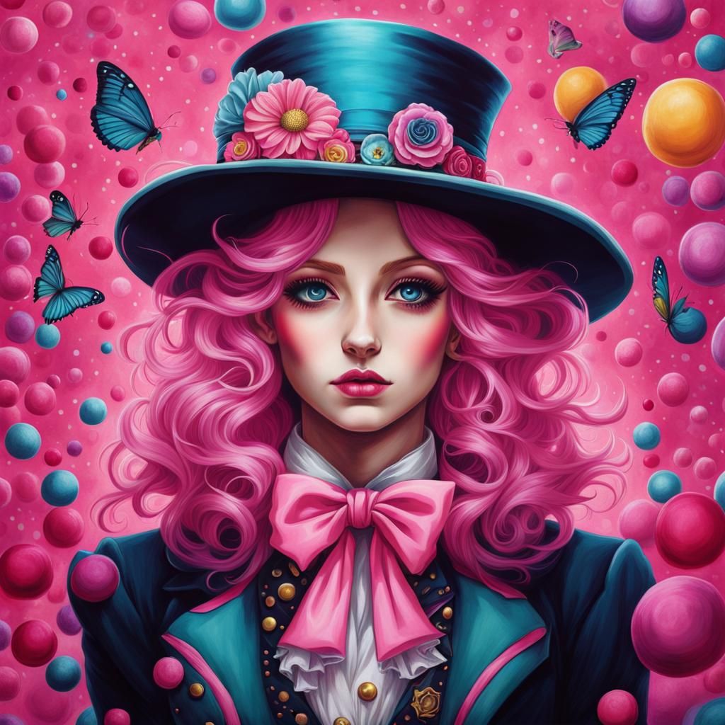 Mad Hatter in Pop Surreal Anime Angel Sanctuary