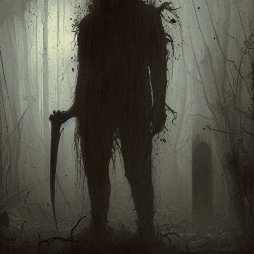 Jason Voorhees in Engraving Style