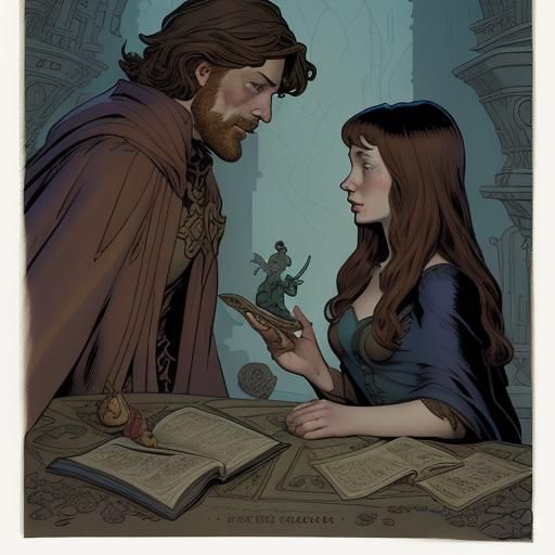 Eleanor Tomlinson in Storybook Comic Art