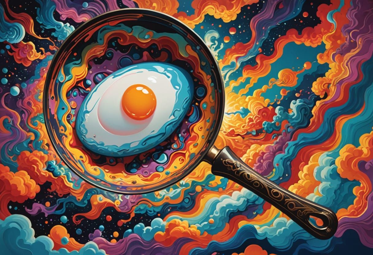 Egg Hatches into a Kaleidoscope of Colors