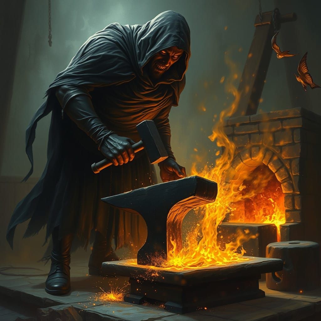 Dark Entity Forges in a Furnace of Light