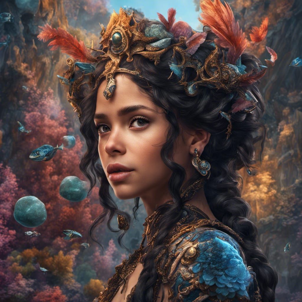 Jenna Ortega ocean princess