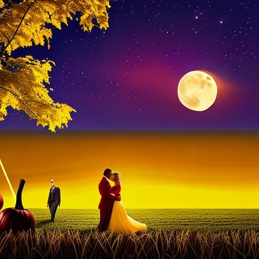 Autumn Harvest Festival Under the Full Moon