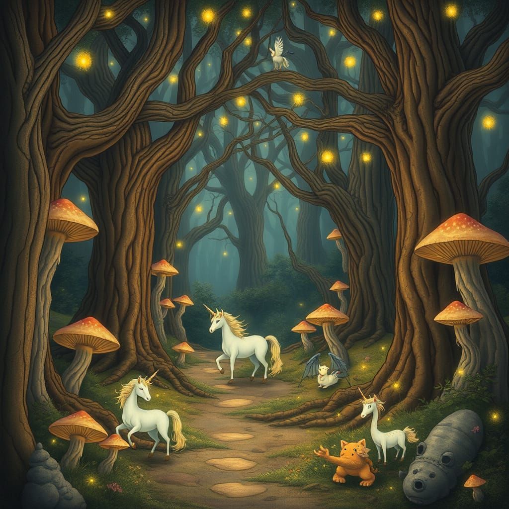 Enchanted Realm of Whimsy and Wonder