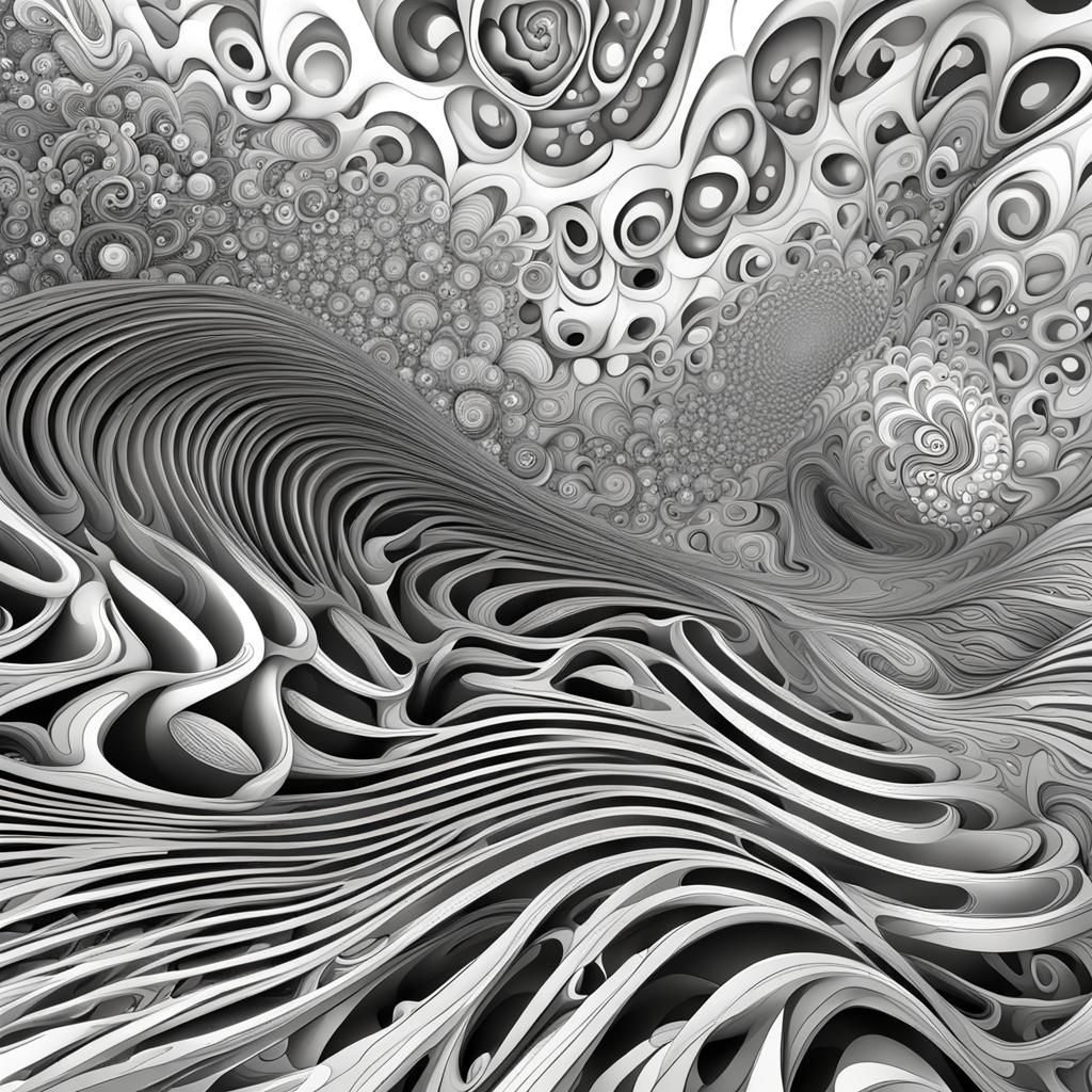 Abstract Dentist Office with Fractal Elements