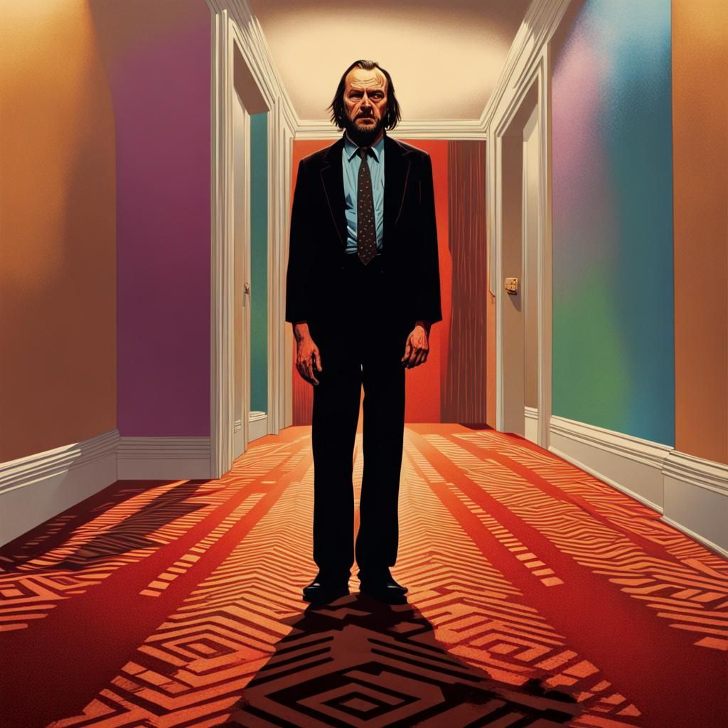 The Shining: Hyperrealistic Splash Art