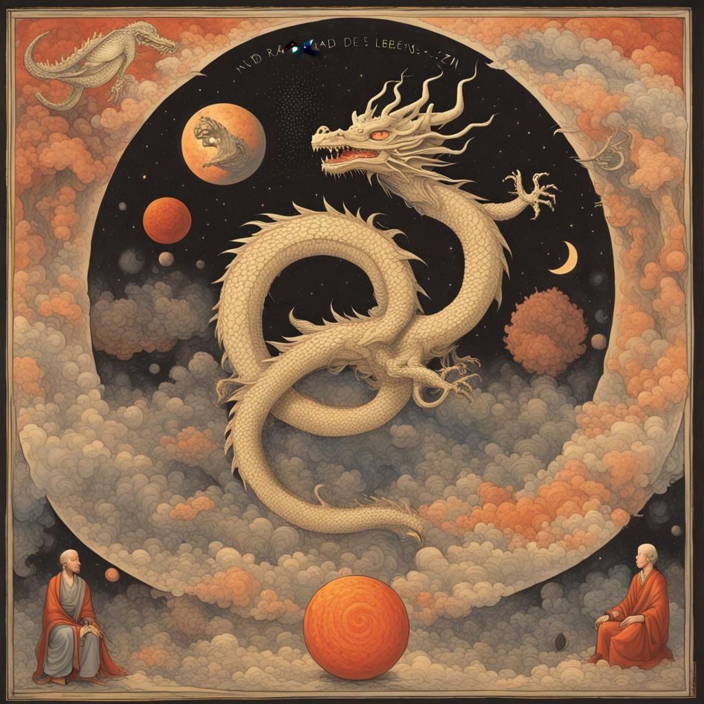 Dragon of Evil Circles in New Universe