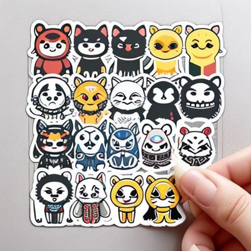 Assorted Colorful Stickers