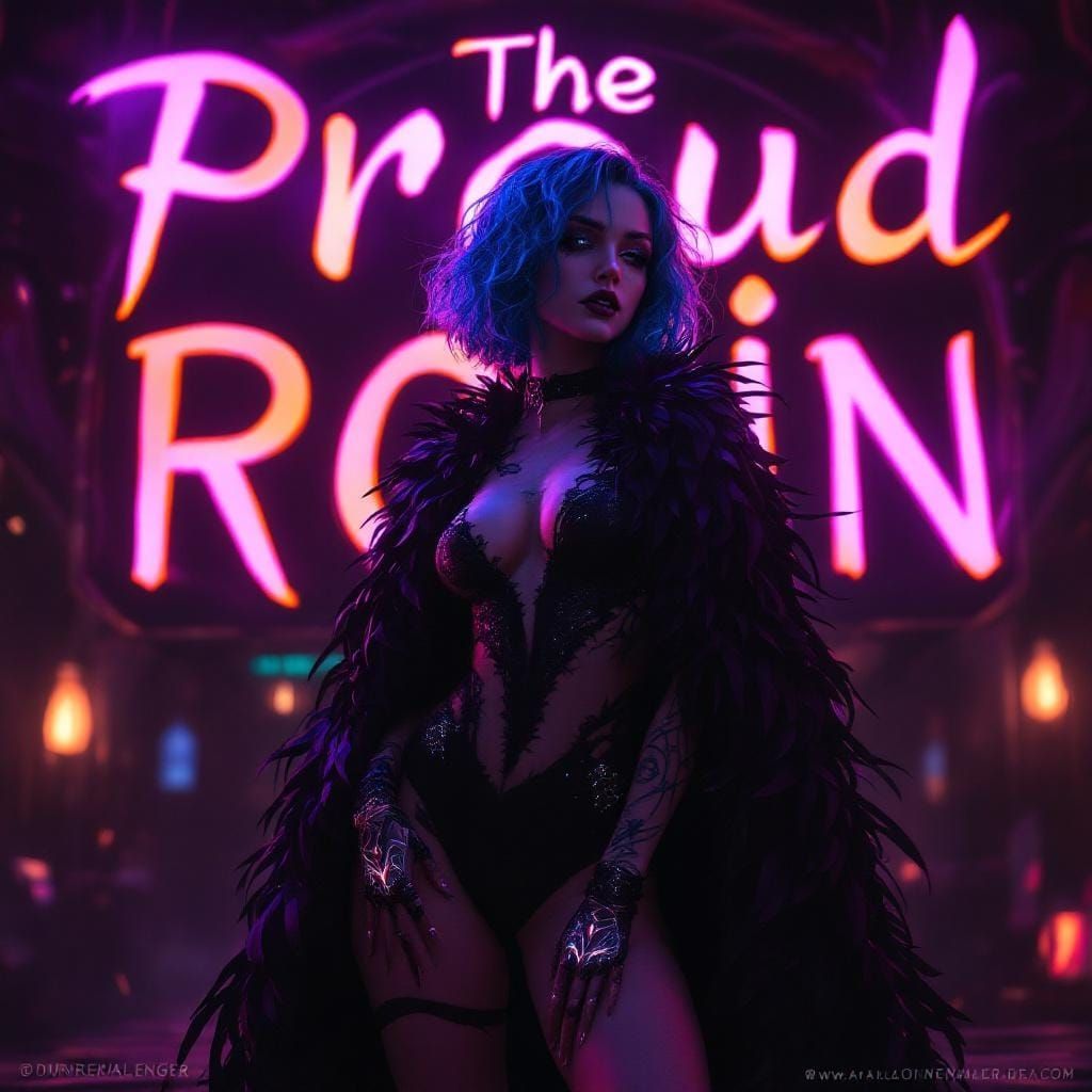 Gothic Robin Queen in Fantasy Concept Art