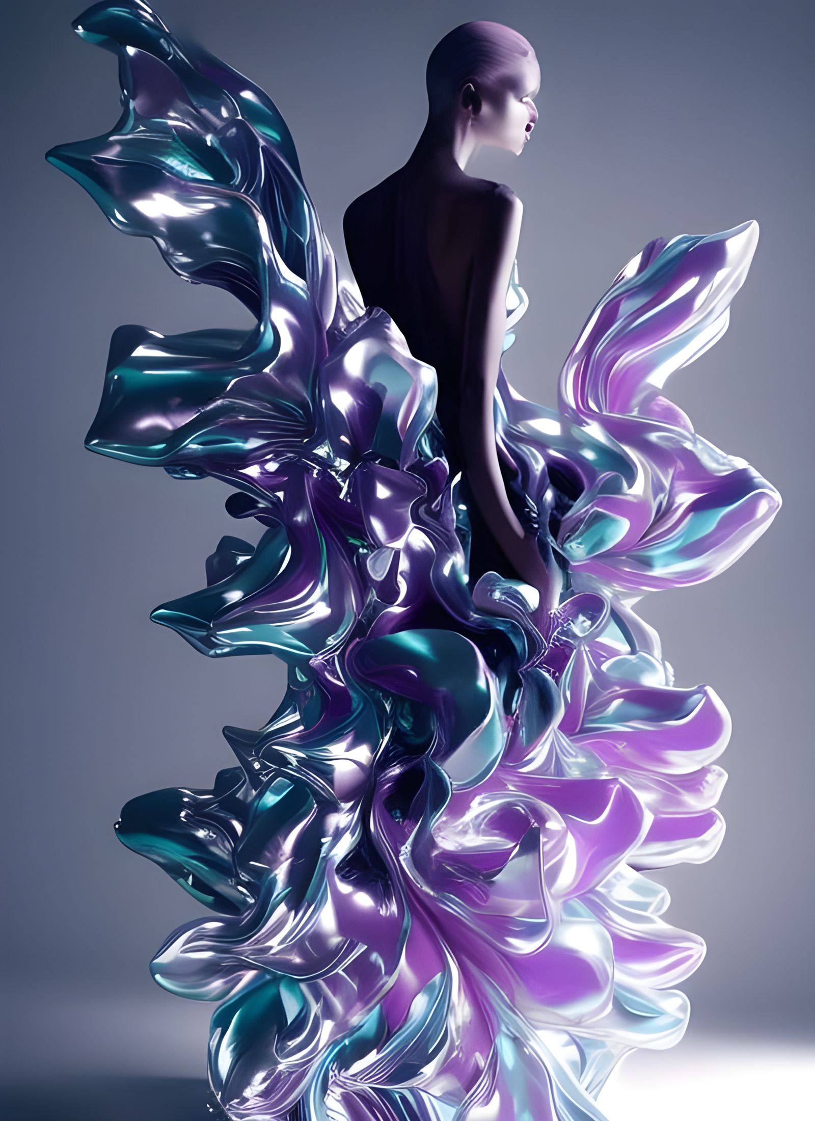 Futuristic Fashion by Nick Knight: Iris van Herpen Style