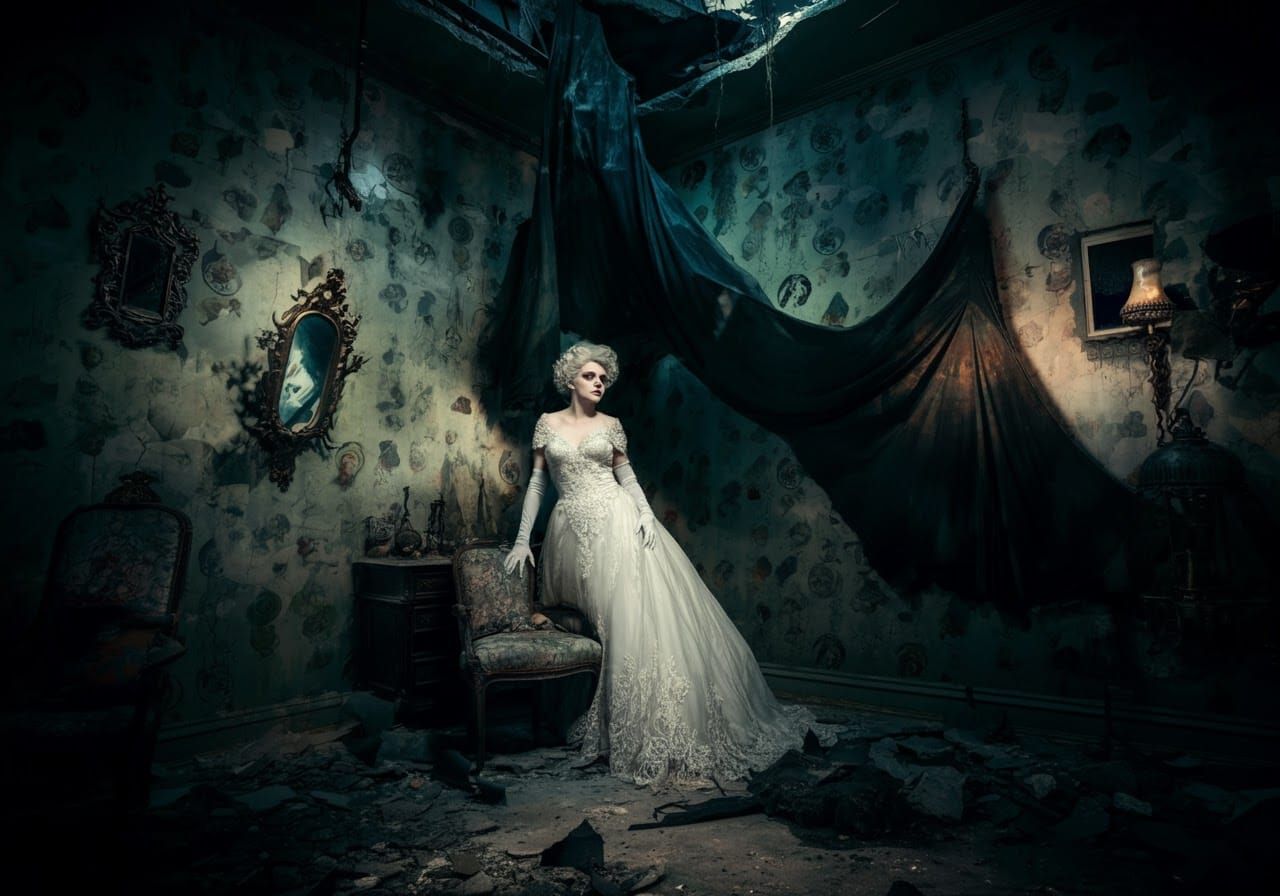 Submerged Gothic Architecture in Precisionist Style